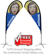 Load image into Gallery viewer, Teardrop Outdoor Flag - Small
