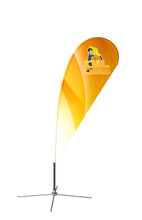 Load image into Gallery viewer, Teardrop Outdoor Flag - Medium
